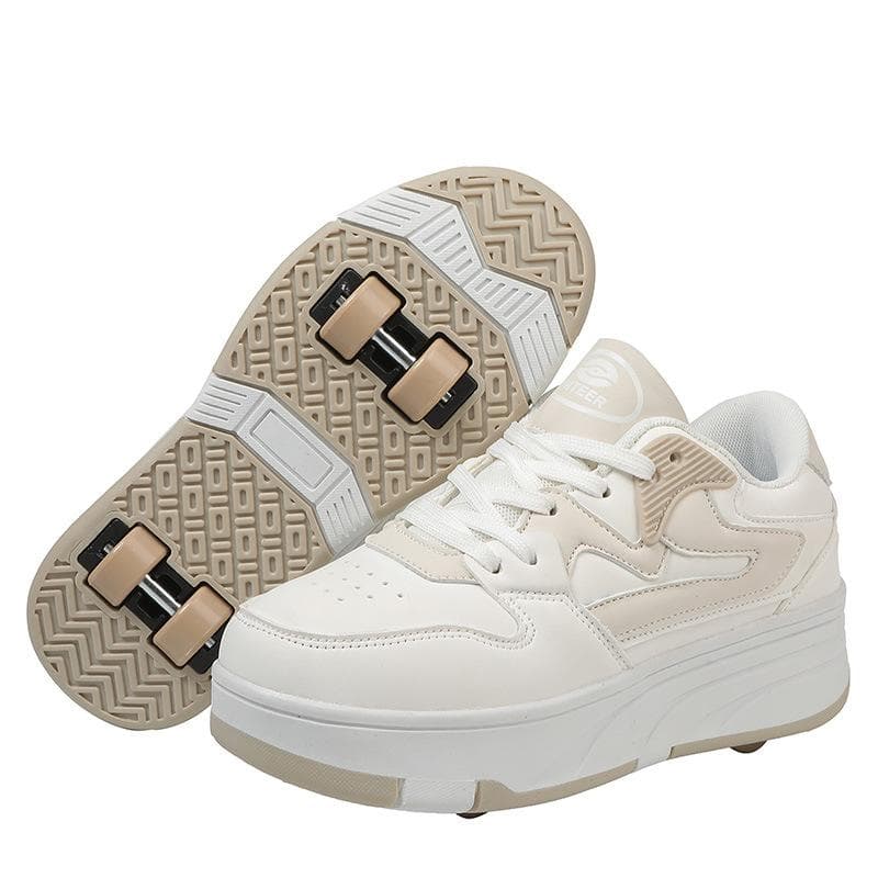 Kinder Rollschuhe Jungen Vierrädrige Mädchen Sport Rollschuhlaufen Walking Rad Schuhe Deformierte Rollschuhe