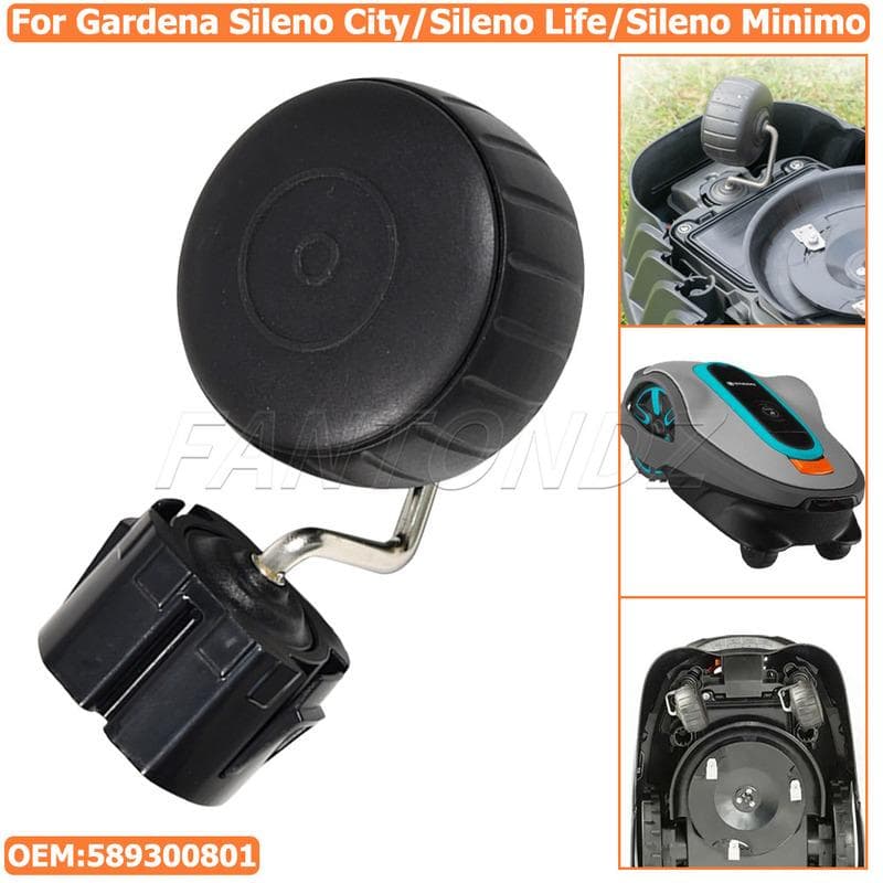 Für Gardena Vorderrad Für Sileno City Sileno Life Sileno Minimo Rasenmähroboter 115H 589300801 Für Husqvarna Rasenmähroboter 305 310 315