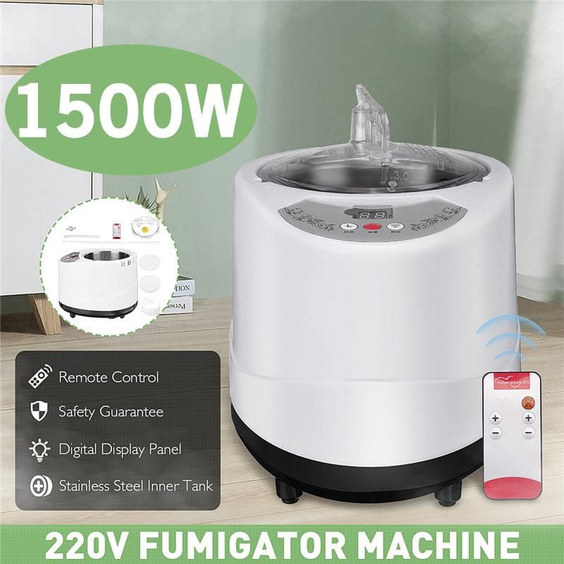 3L 1500W Sauna-Dampfgarer-Topfgenerator Dampf-SPA-Topfmaschine mit Fernbedienung für zu Hause Großer Sauna-Dampfgarer Körpertherapie Entspannen