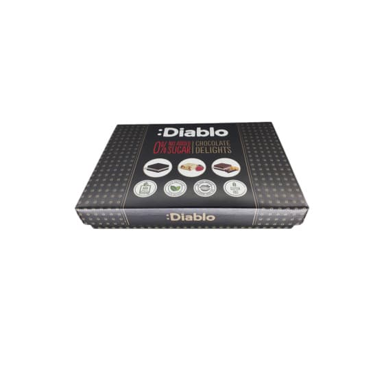 Schokoladengenuss Box Diablo Zuckerfrei (mit Stevia), 115 g