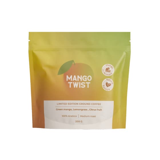 Limited Edition gemahlener Kaffee Mango Twist (Mango-Kofermentation), 200 g
