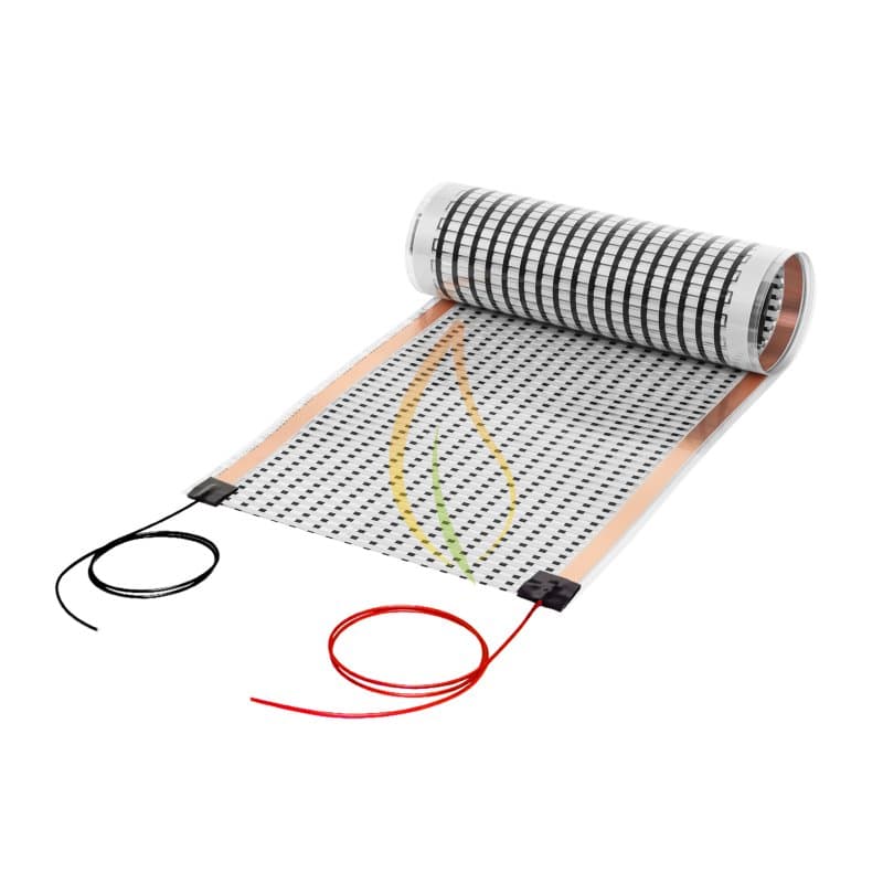 24V Heizfolie 40cm breit 160W/m² 3,5 Meter