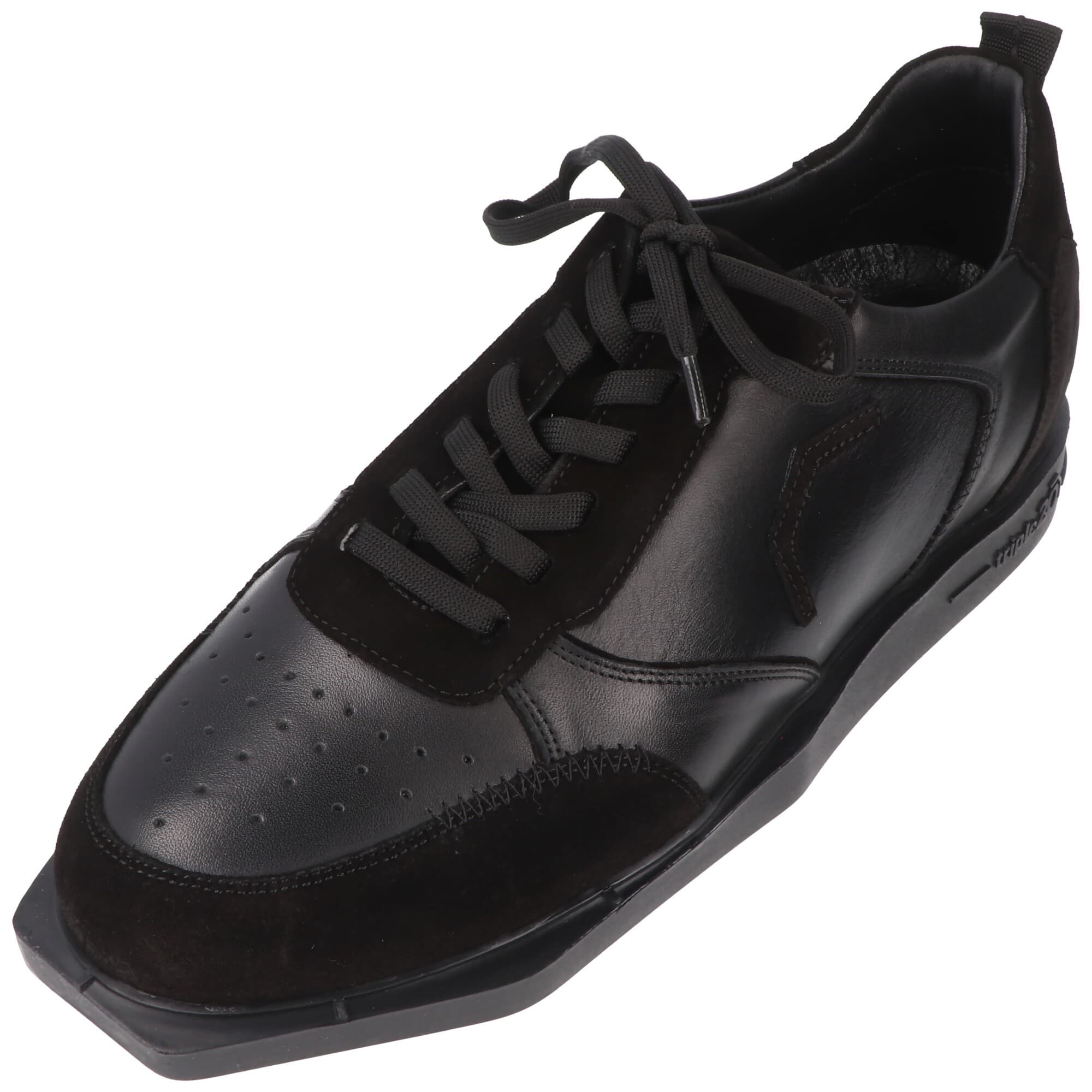 Der perfekte Dartschuh in Leder, schwarz, Gr. 43