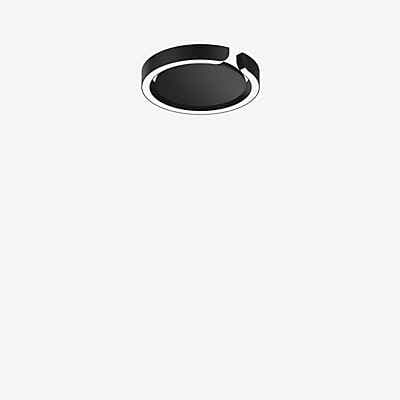 Occhio Mito Soffitto 20 Up Narrow Wand- und Deckenleuchte LED, Kopf schwarz matt/Abdeckung schwarz matt - 2.700-4.000 K