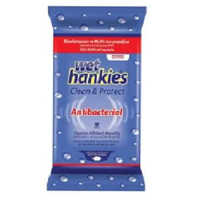 Antibakterielle Feuchttücher, 15 Stück, Wet Hankies