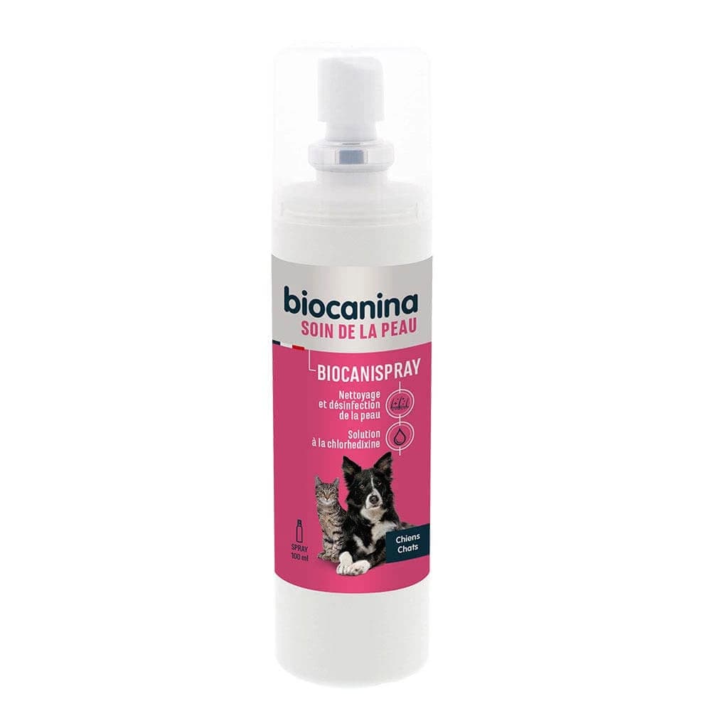 Biocanin Dermatologie BIOCANISPRAY CLOREXYDINE 100ml