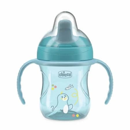Trainingsflasche, Türkis, 6 Monate+, 200 ml, Chicco