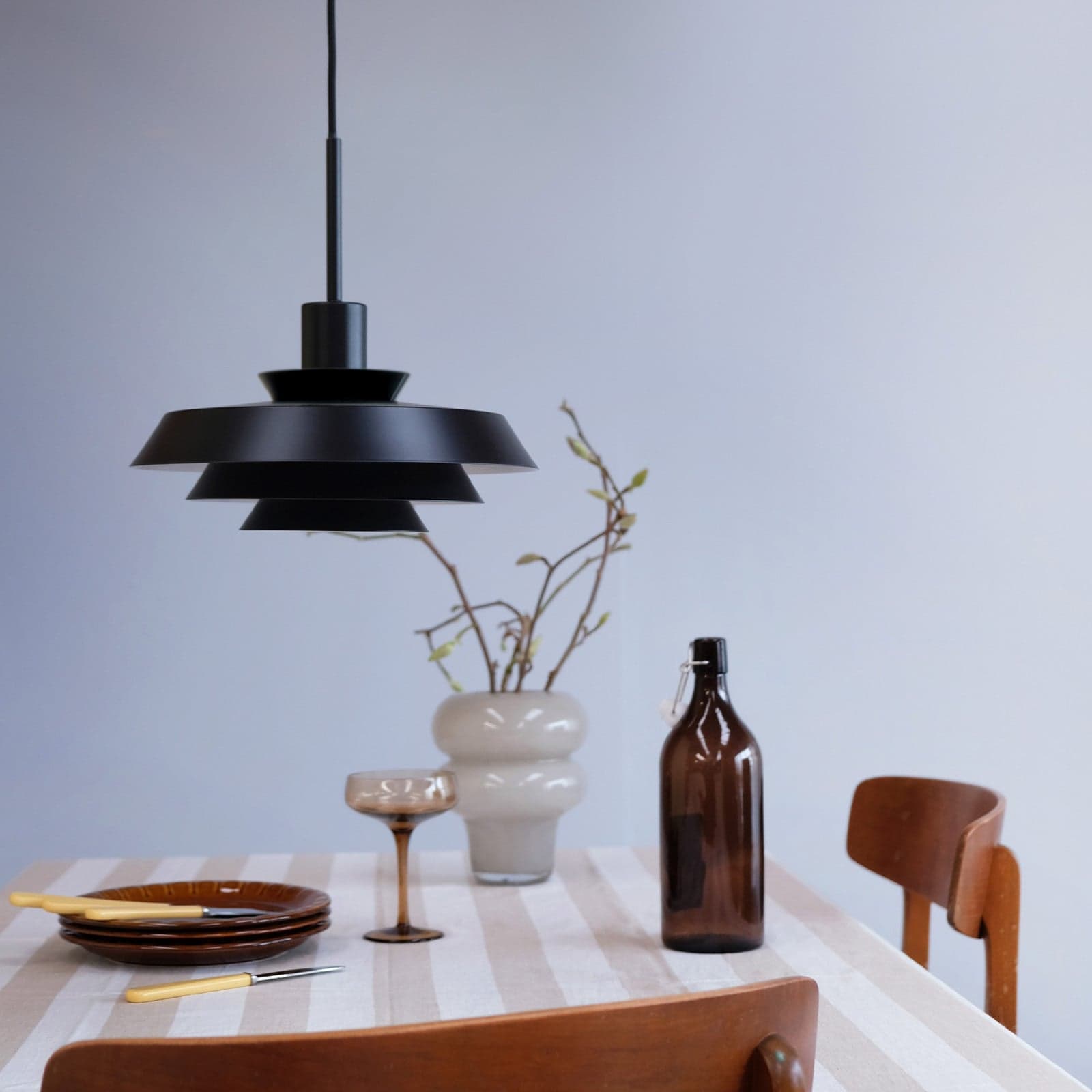 DL30 Pendel Black - Dyberg Larsen - Wohnzimmer - Skandinavisch - Metall - Einflammig