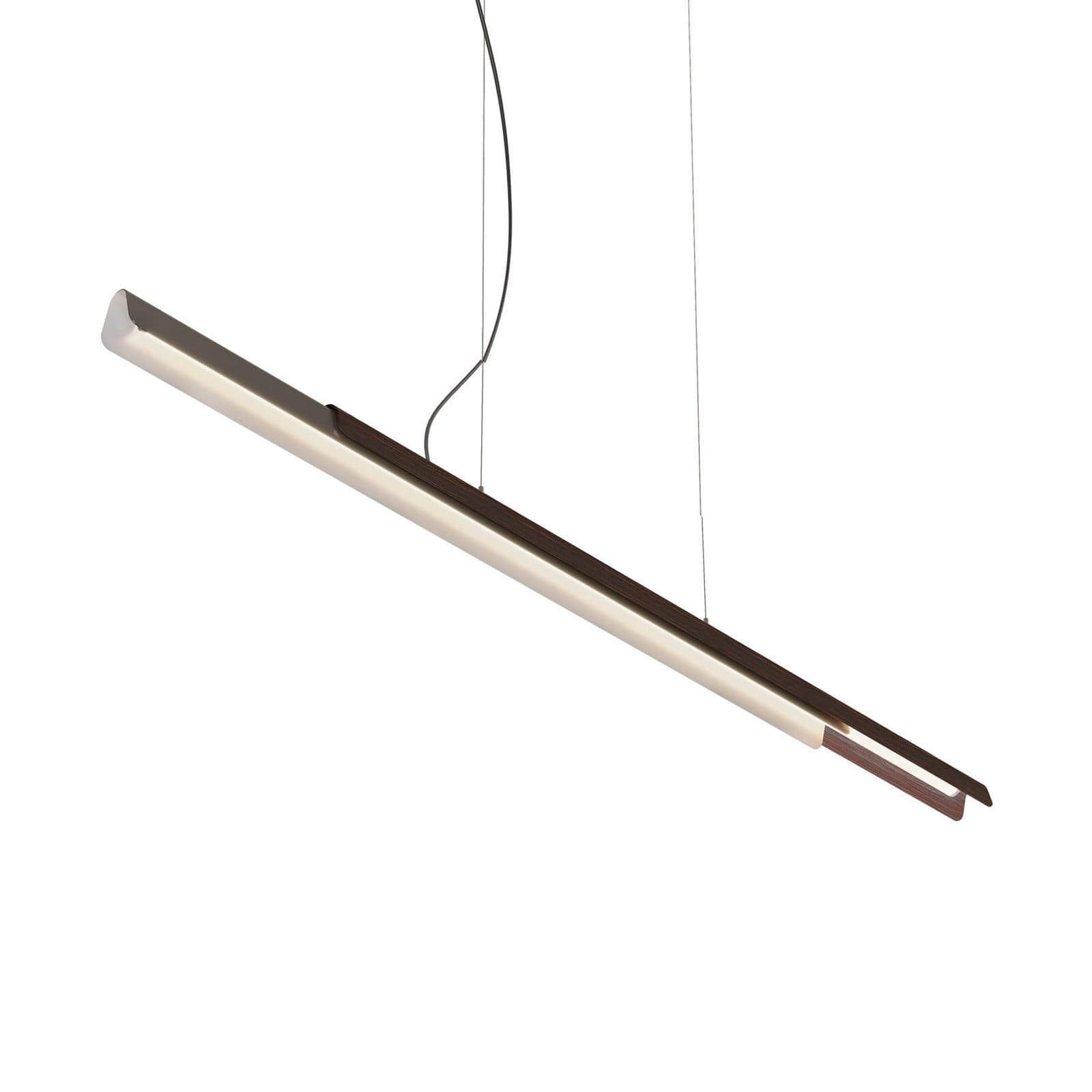 Dala Linear Pendelleuchte 3000K Dark Grey/Wood - KDLN - Küche - Design - Metall - Einflammig