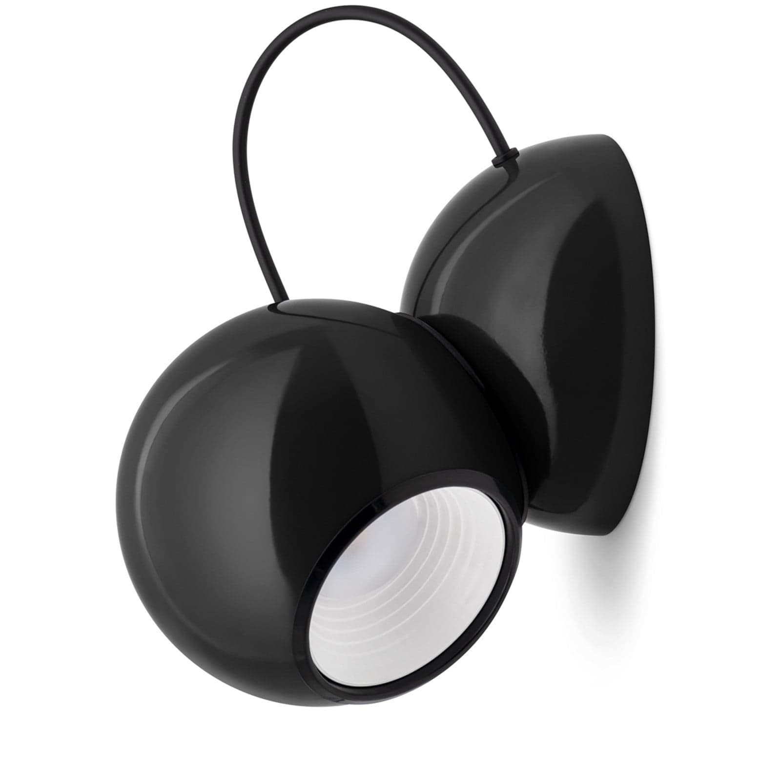 Gravitino LED-Wandleuchte, schwarz, drehbar Stilnovo - Wohnzimmer - Design - Metall - Einflammig