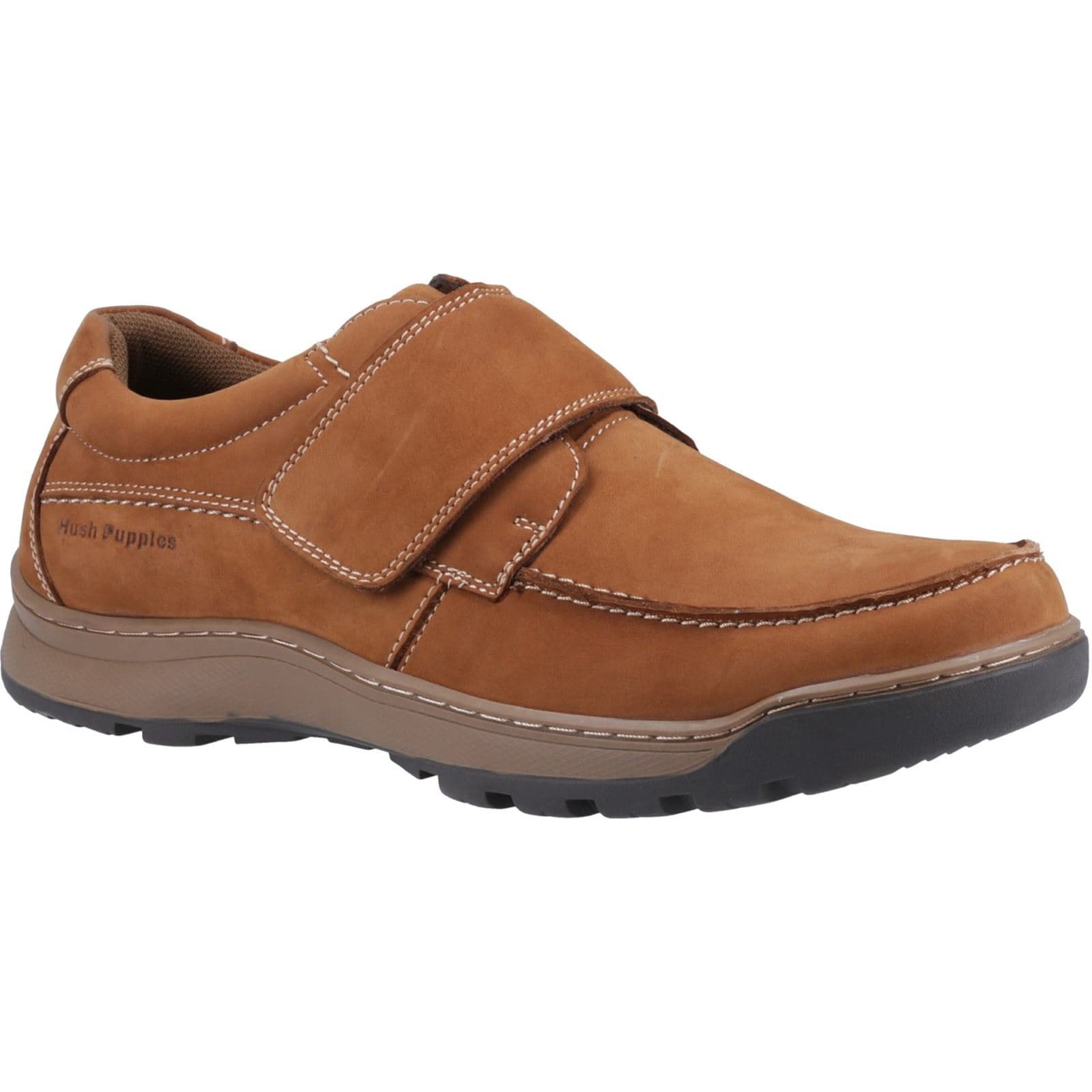 Hush Puppies Casper Leder Herren Tan Nubuck Loafers