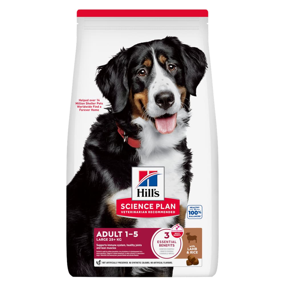 Sparpaket Hill's Science Plan 2 x Großgebinde - Adult Large Breed Lamb & Rice (2 x 14 kg)