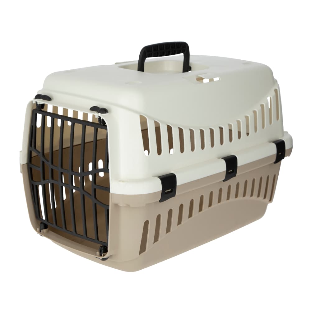 Kerbl Pet Transportbox Expedion - taupe / beige: L 45 x B 30 x H 30 cm