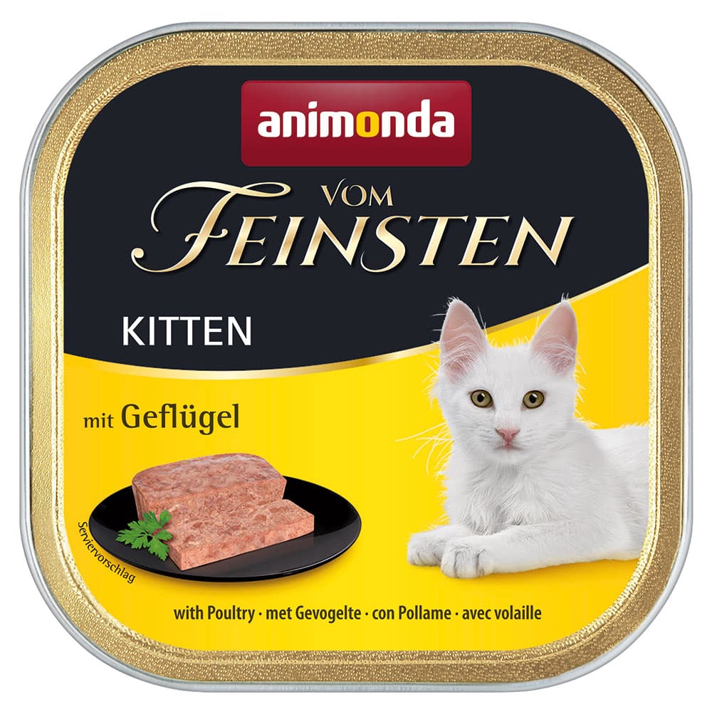 Sparpaket animonda vom Feinsten Kitten 72 x 100 g - mit Geflügel