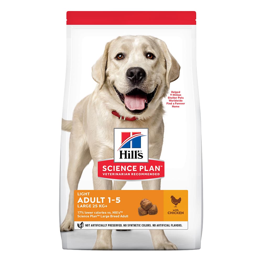 Hill's Science Plan Adult Light Large Breed s piščancem - 14 kg