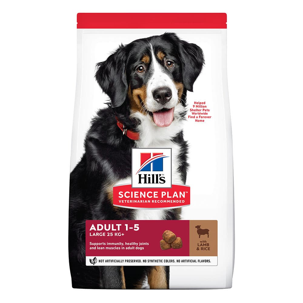 Hill's Science Plan Adult 1-5 Large z jagnjetino & rižem - 14 kg