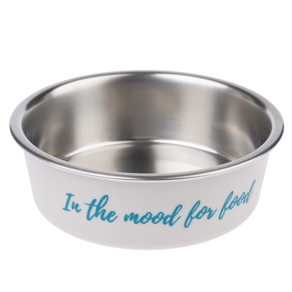 TIAKI Edelstahlnapf "In The Mood For Food" - 850 ml, Ø 17,2 cm