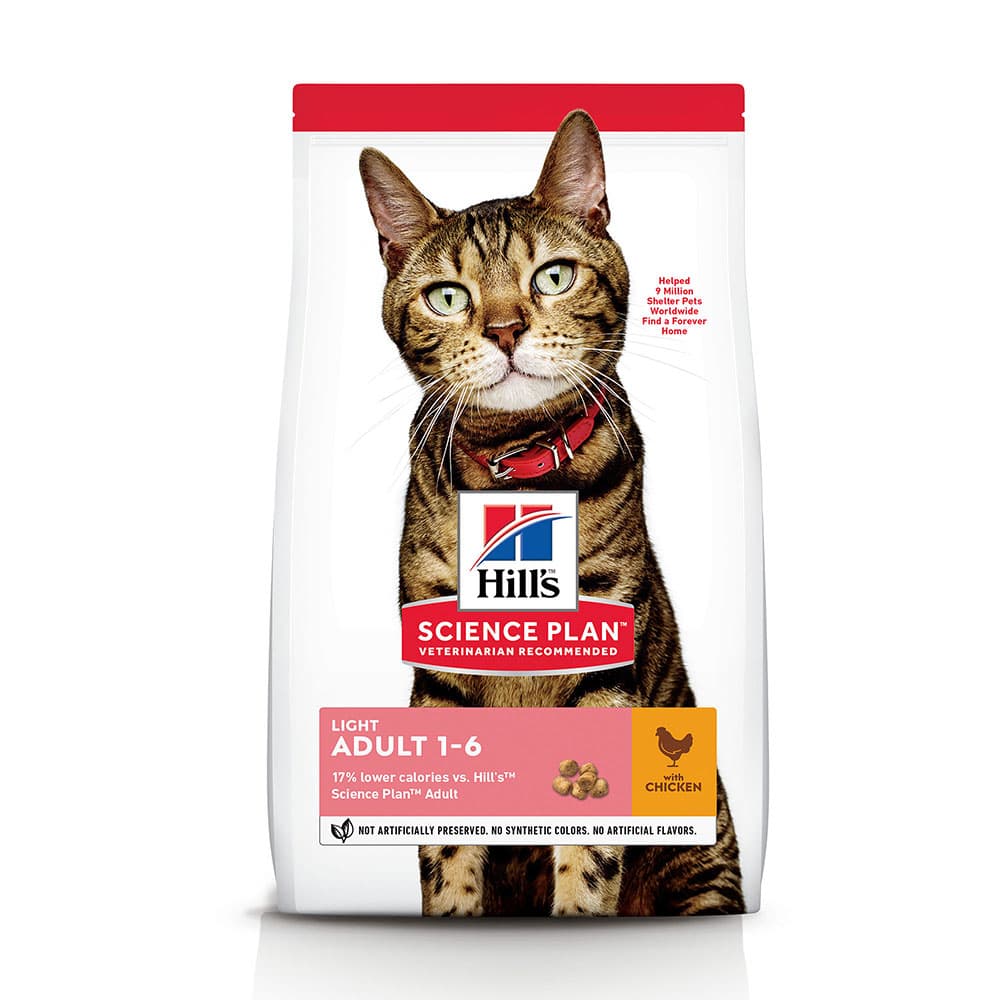 Hill's Science Plan Adult Light piščanec - 10 kg