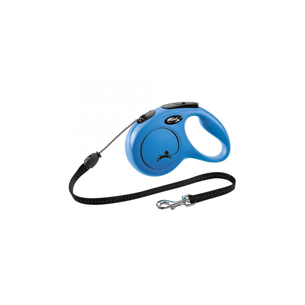 FLEXI Rollleine New CLASSIC Seil - 5m, bis 20kg - Blau