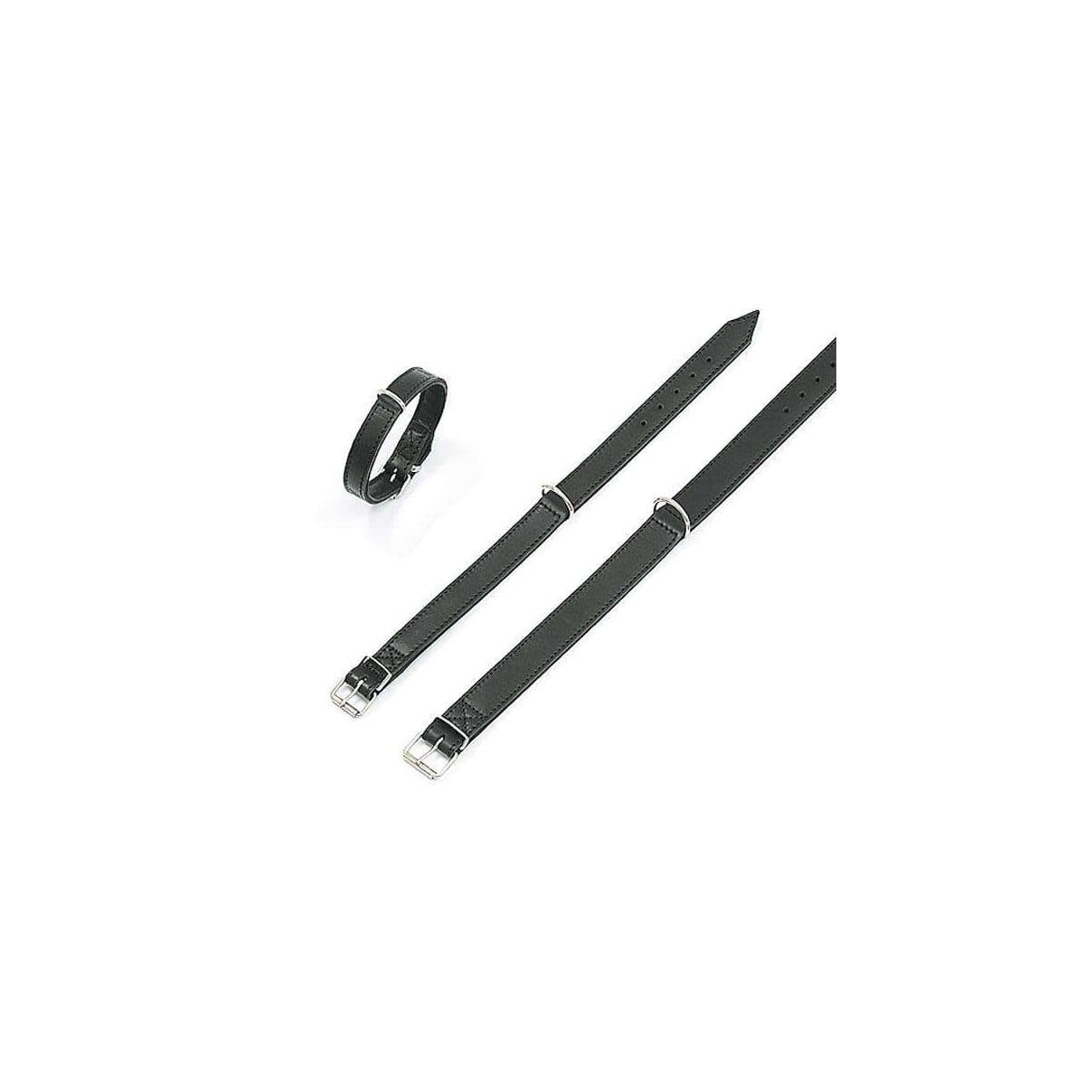 Karlie RONDO Halsband genäht - Schwarz - 27 mm, 52 cm