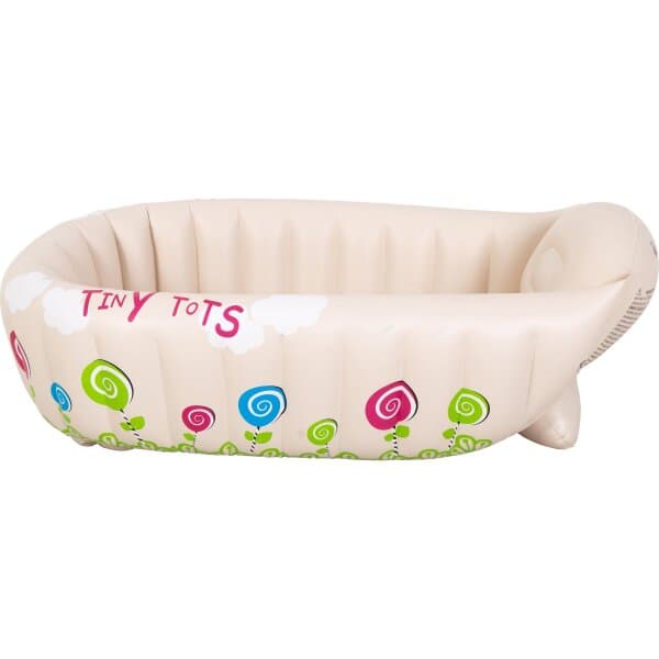 SunClub Baby-Planschbecken aufblasbare Baby-Badewanne „Tiny Tots“ 91 x 61 x 29 cm