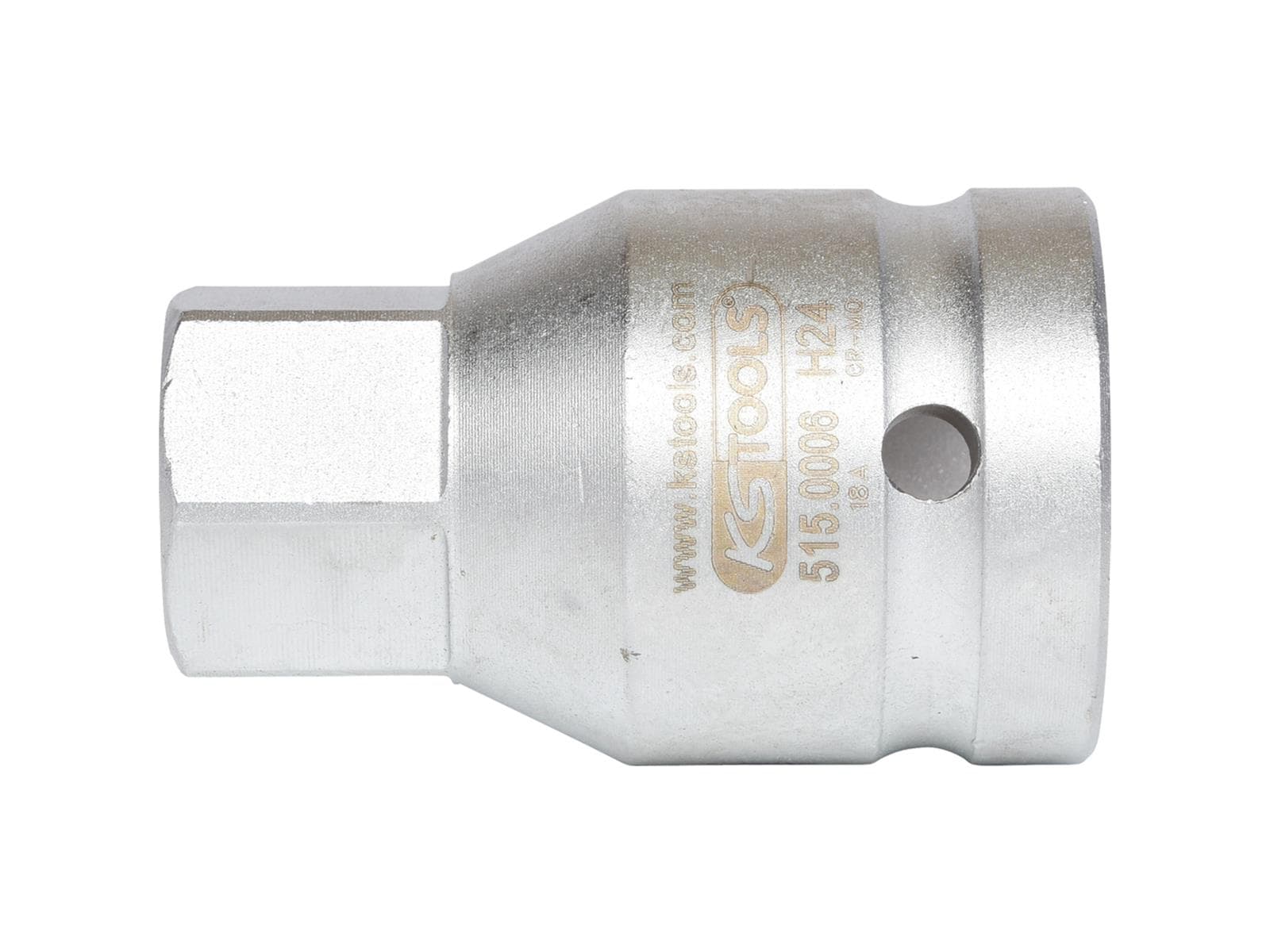 KS TOOLS 515.0006 3 4 Kraft-Bit-Stecknuss Innensechskant kurz, 24mm