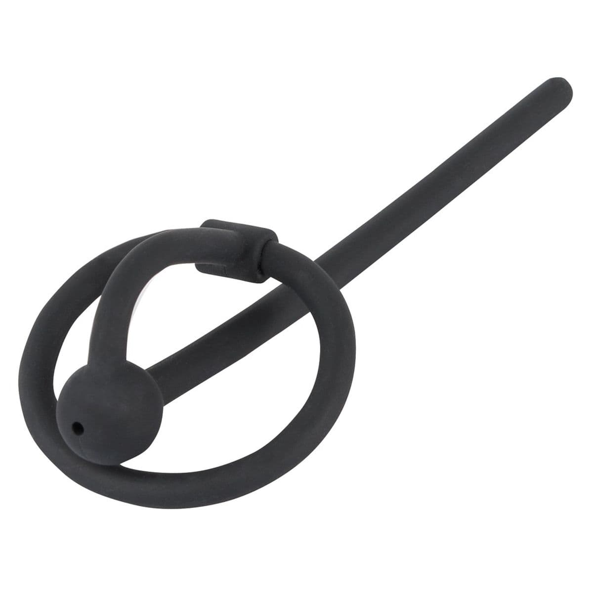Penisplug hohler Dilator mit Stopper Silikon Piss Play