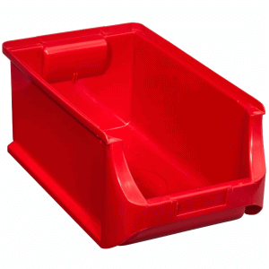 Sichtlagerbox ProfiPlus Gr. 4 BxTxH 20,5x35,5x15cm rot