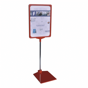 Preisständer DIN A4 rot 32-62 cm Höhe