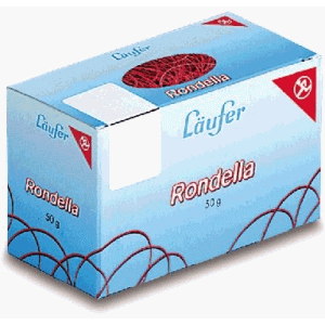 Gummibänder Rondella 150x4mm 100mm rot 50g