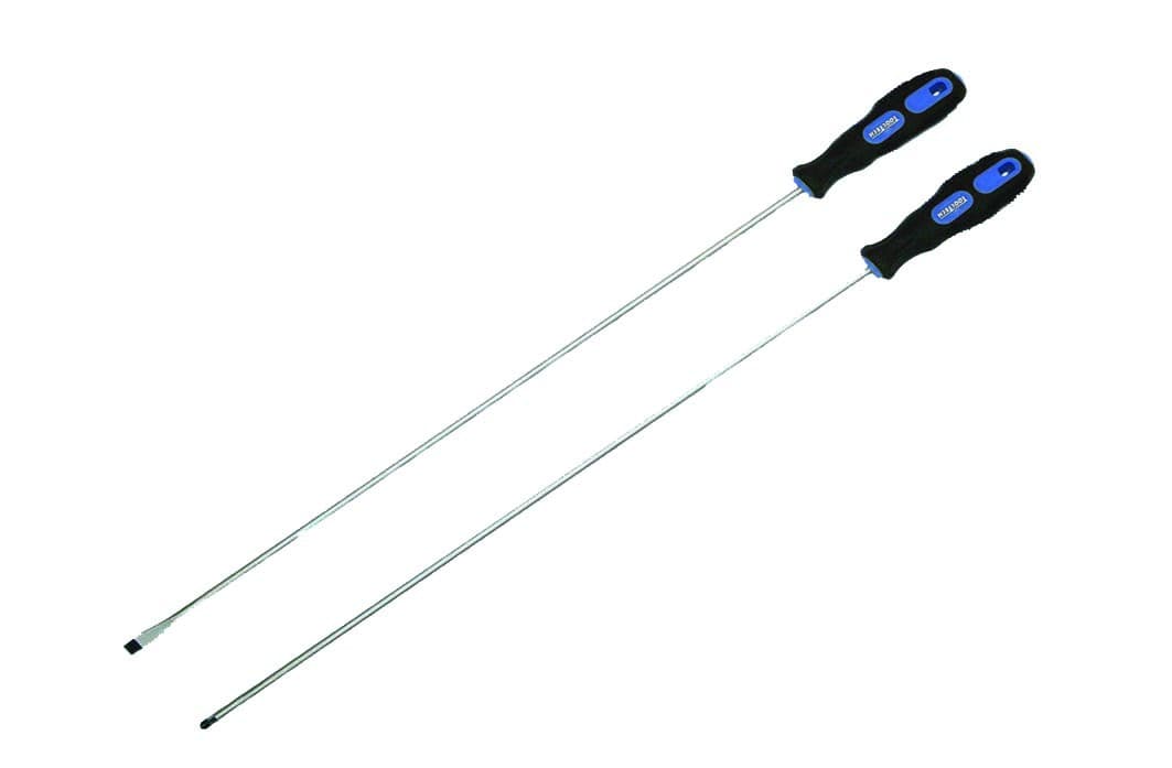 Schraubendreher Satz 2-teilig extra lang 450 mm 45 cm