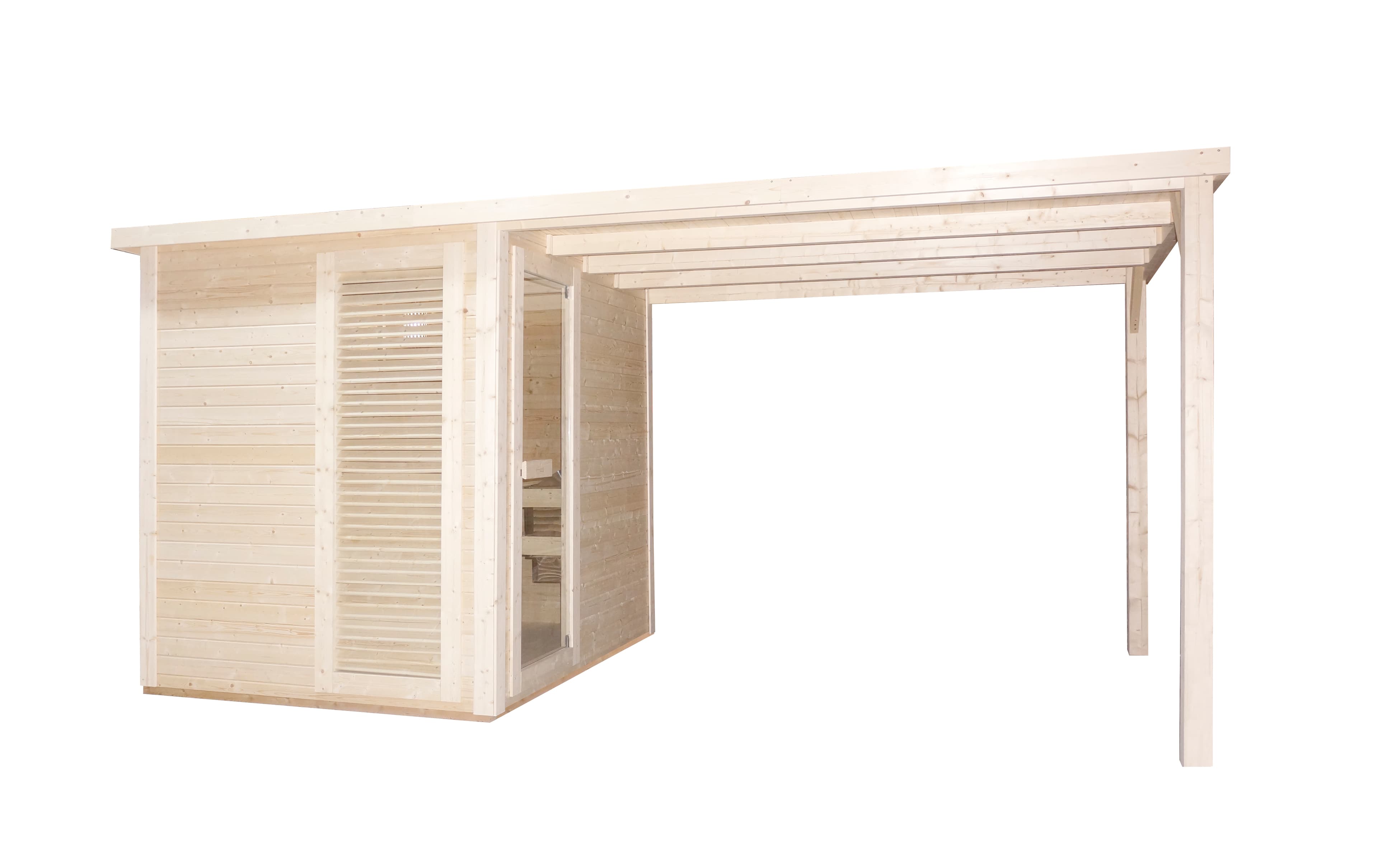 RAUMA Außensauna für 4-5 P. 460x230x219,5 cm