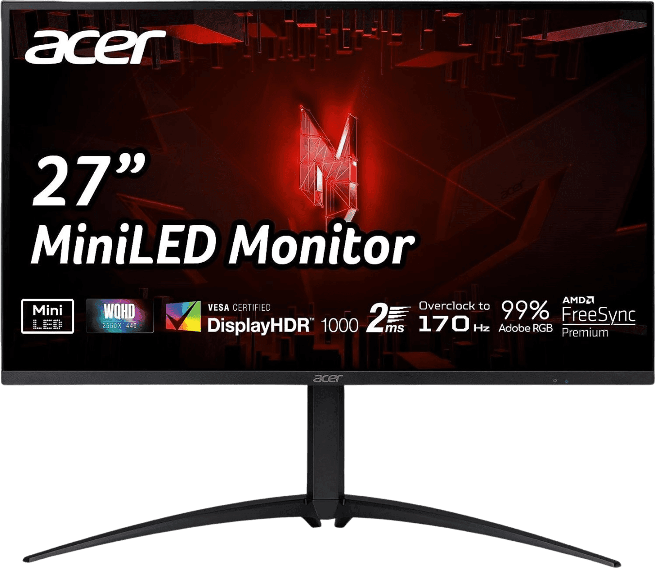 Acer - 27" Nitro XV275KP3 MiniLED UM.HXXEE.305