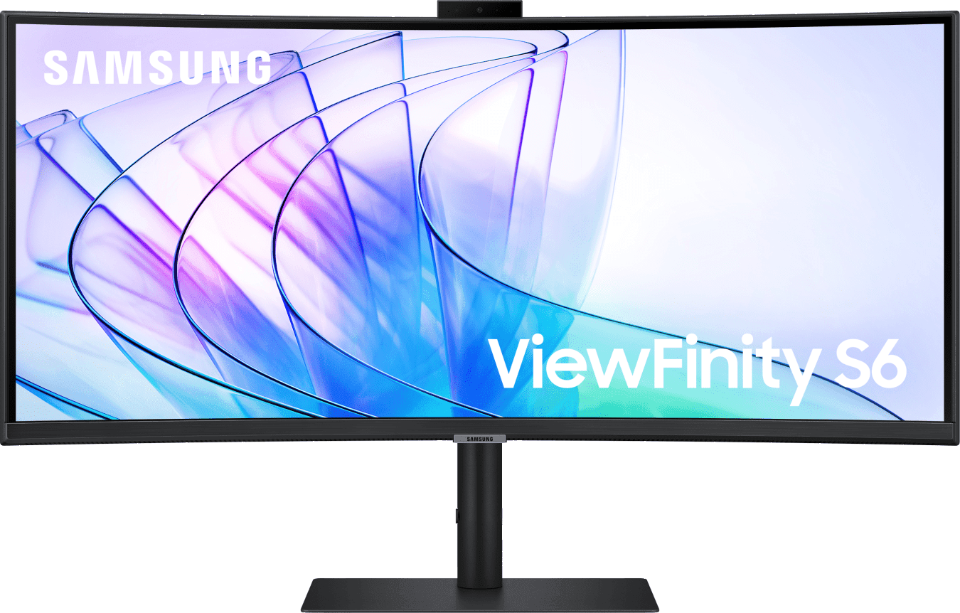 Samsung - 34" ViewFinity S6 (34") Ultra WQHD Curved LS34C652VAUXEN