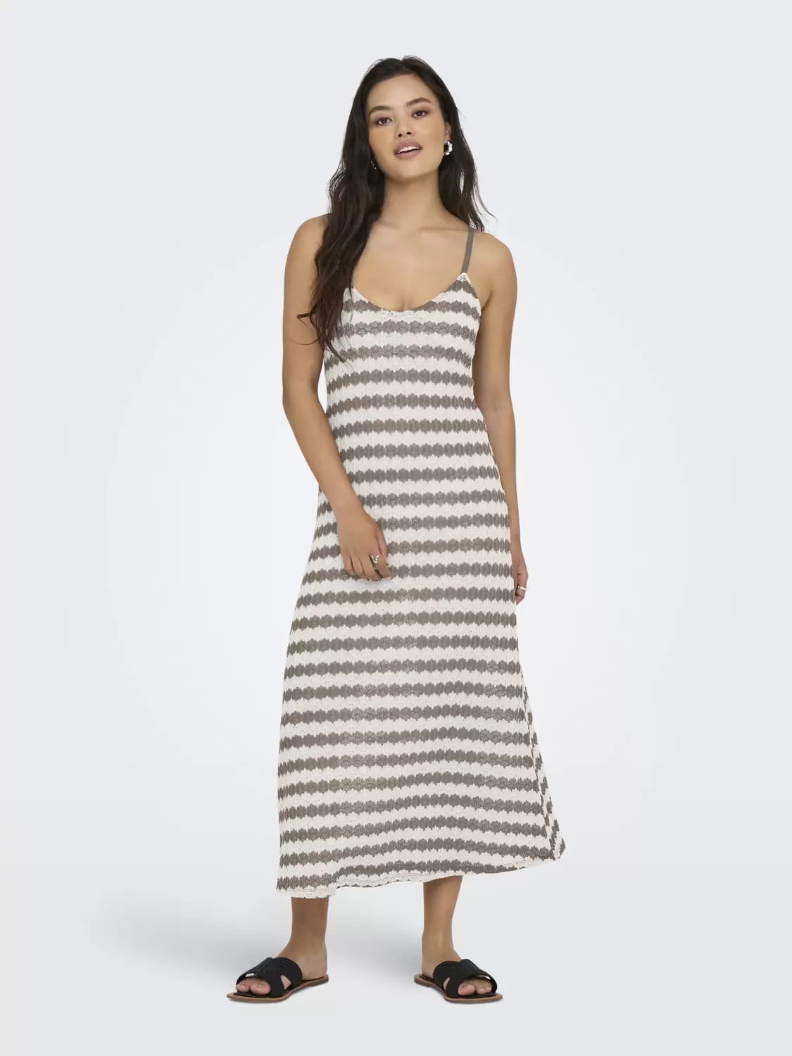 ONLEVARA S/L STRIPE DRESS JRS NOOS