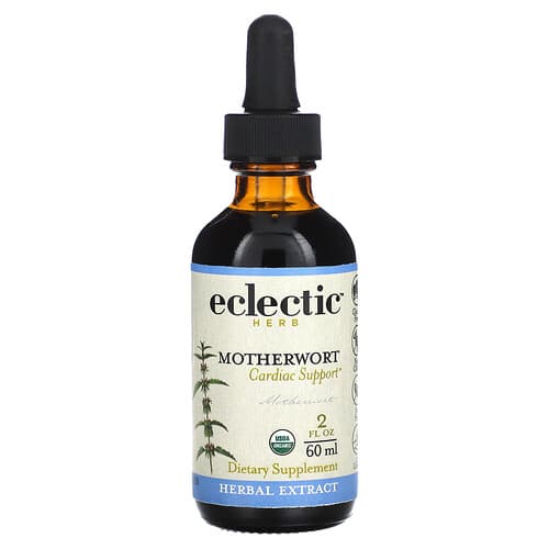 Eclectic Herb, Motherwort Extract, Herzgespann-Extrakt, Unterstützung des Herz-Kreislauf-Systems, 500 mg, 60 ml (2 fl. oz.)