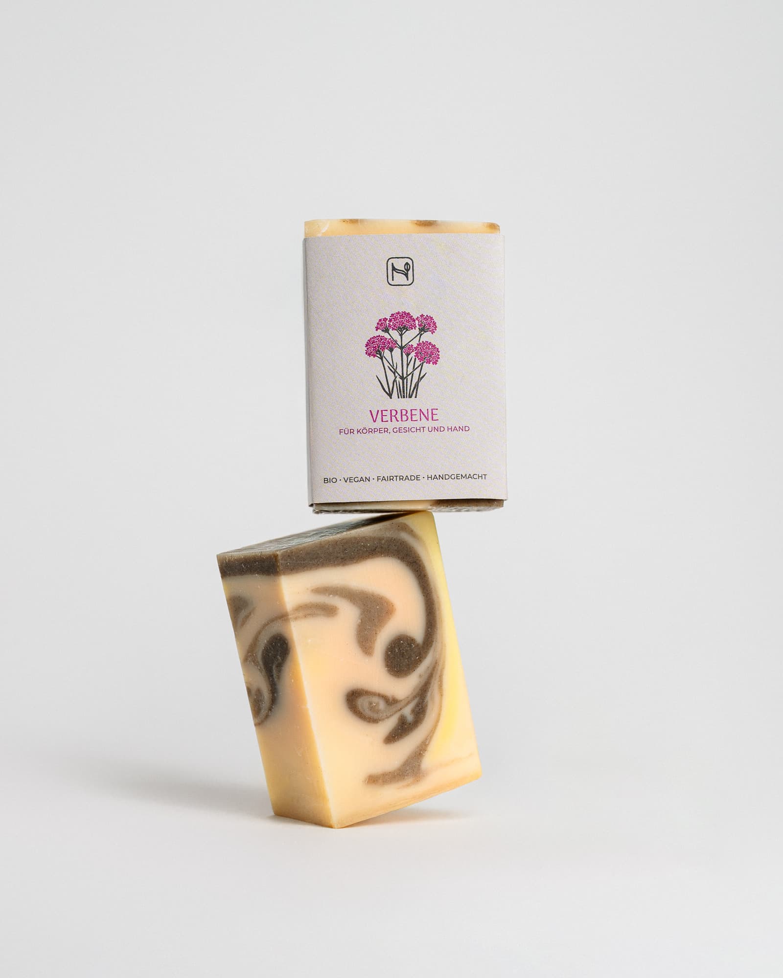 Vegane Bio-Naturseife Verbene & Wildbrennnessel 100 g Naturbrocken