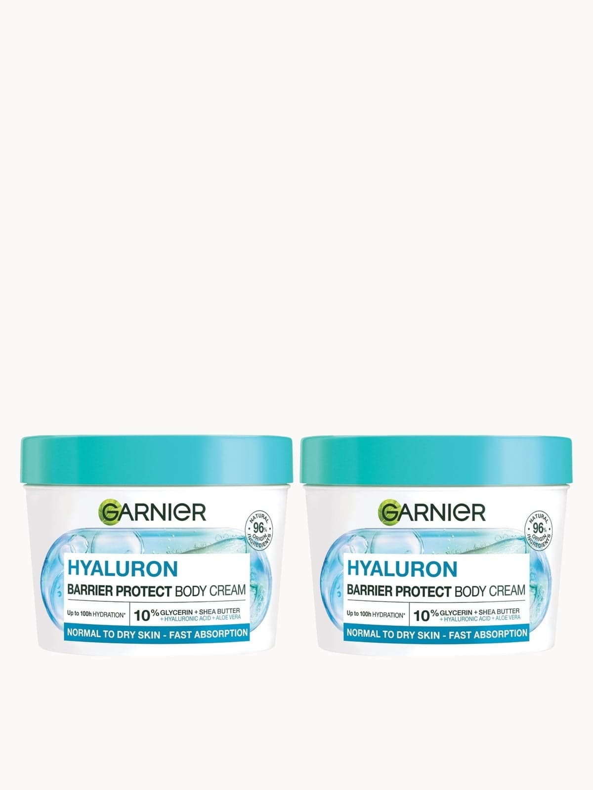 Garnier Body Superfood, Nourishing Body Cream Duos - Aloe Vera & Magnesium