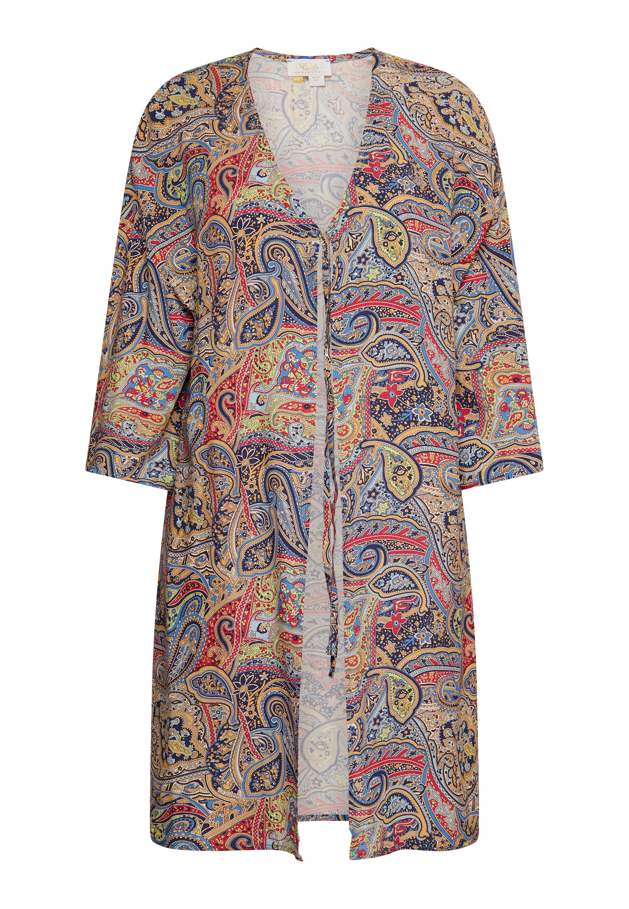 usha Kimono Damen Marine Mehrfarbig