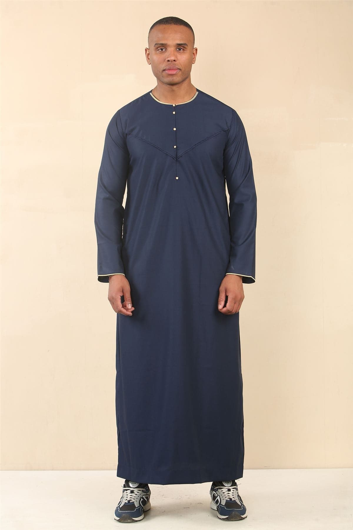 Herren Oman Eid Blue Thobe Saudi Emirati Jubba Robe