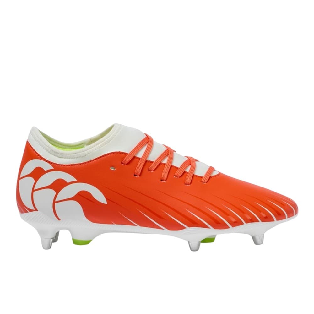 Canterbury - "Speed Falcon Team" Fußballschuhe für weichen Boden für Herren (Orange/Weiß)