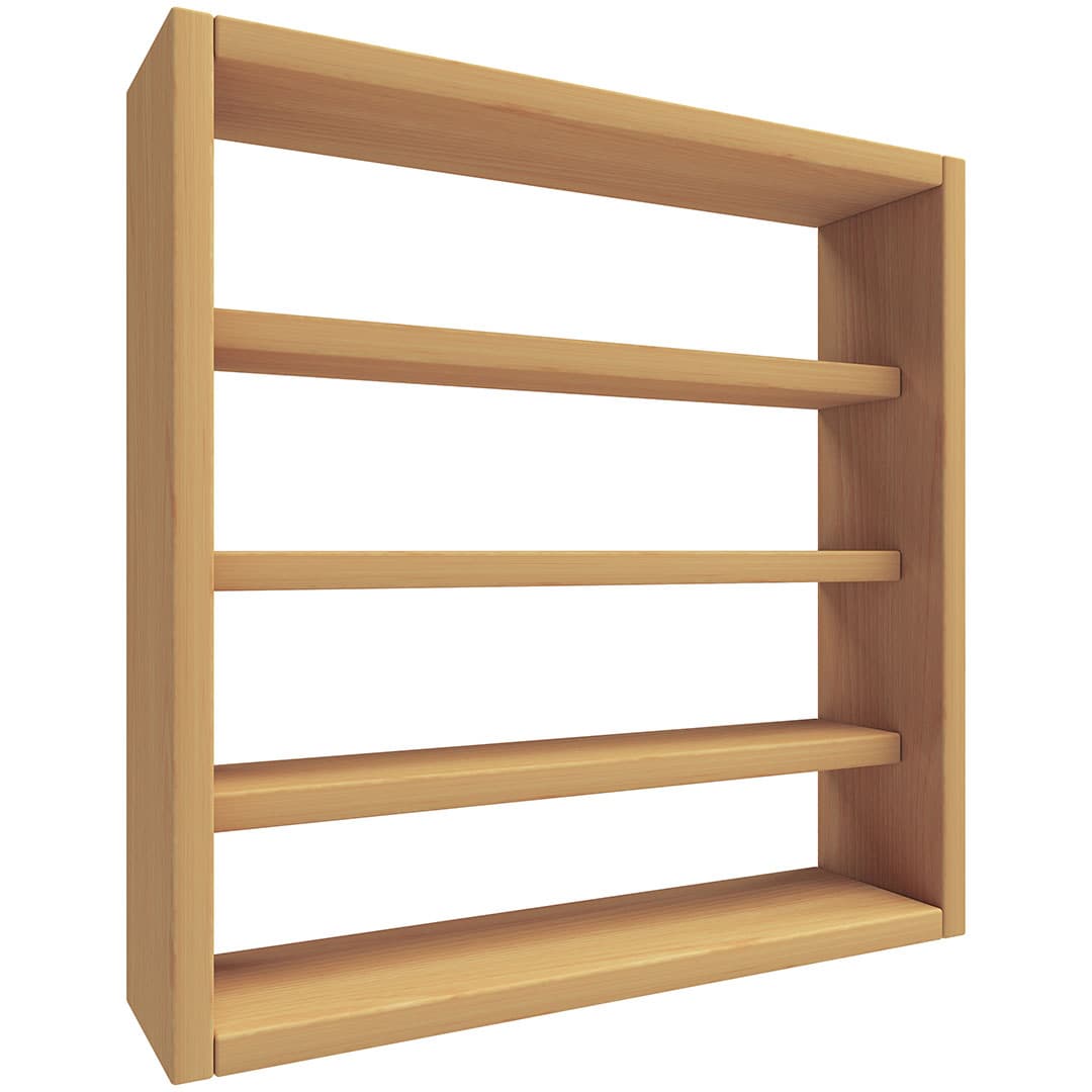 Esaldi Küchenregale 40 cm 4 Ablagen Buche dekor.