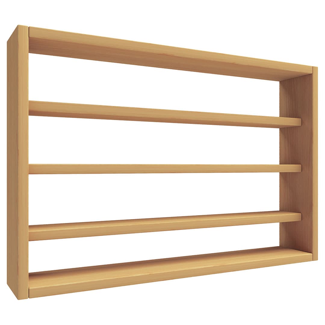Esaldi Küchenregale 60 cm 4 Ablagen Buche dekor.