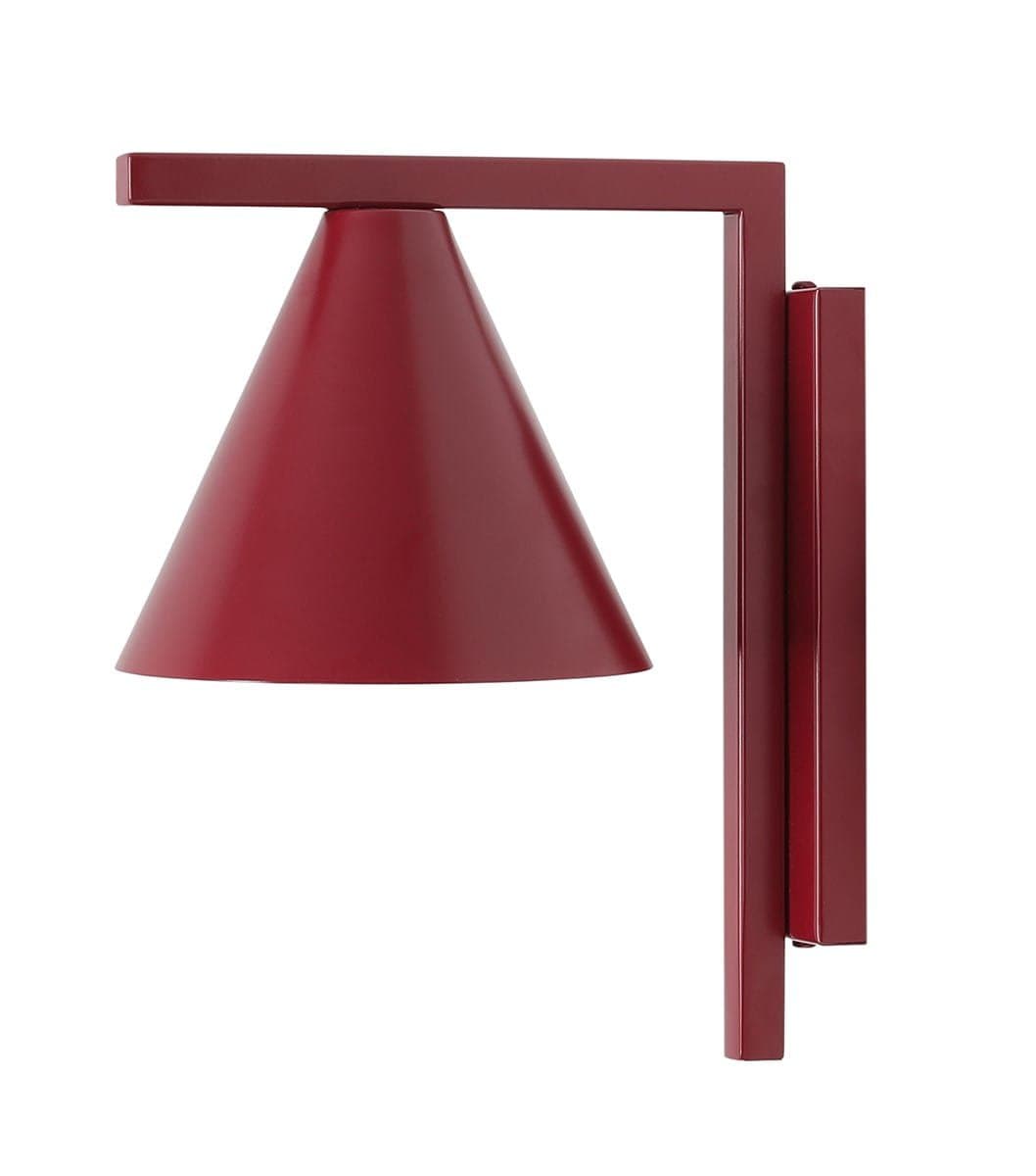 Wandleuchte Form Metall Burgund