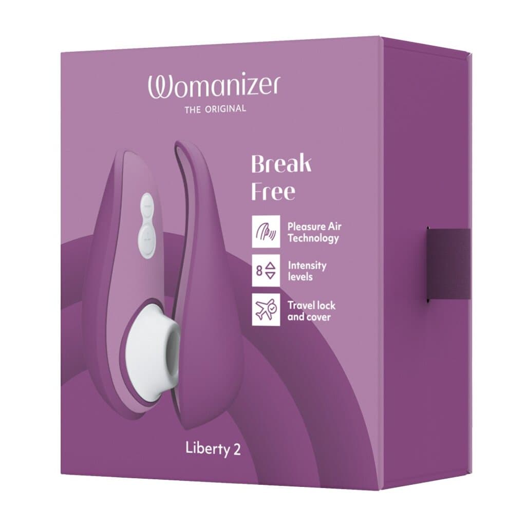 Womanizer Liberty 2 Druckwellenstimulator Lila 10,5 cm