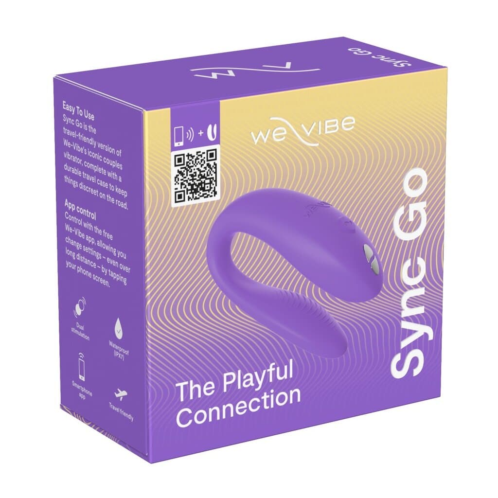 WE-VIBE Sync Go Paarvibrator Lila 7,7 cm ⌀ 3 cm