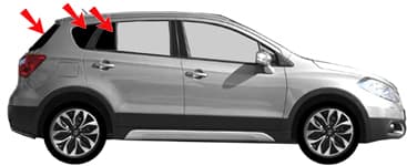 Passgenauer Sonnenschutz für Suzuki SX4 S-CROSS 5-TÜRER 2013-2021
