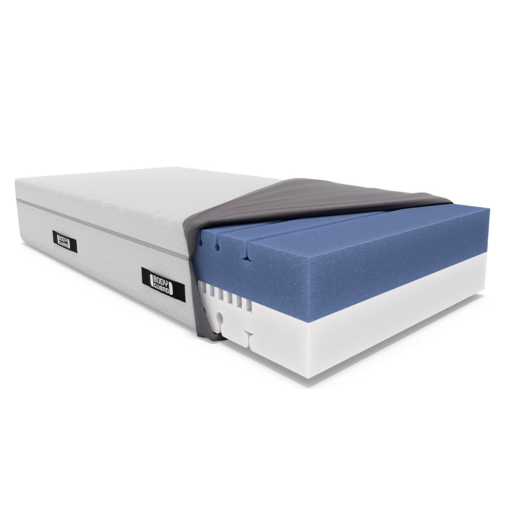 bett1.de BODYGUARD® Boxspring Matratze, 28 cm hoch, 100% Vollschaum, Härtegrad mittelfest/fester, 100x220