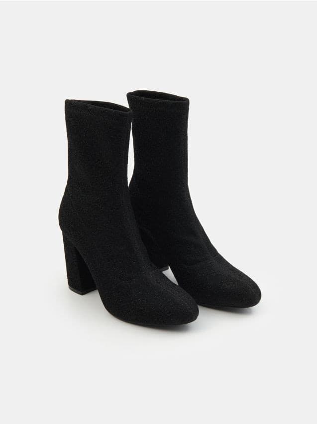 Sinsay - Ankle Boots mit Absatz - Schwarz