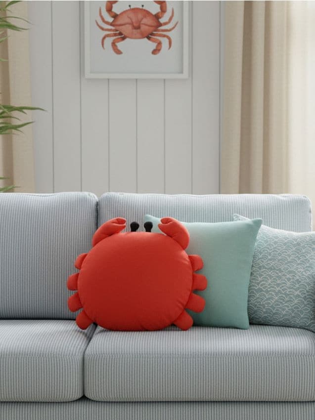Sinsay - Kissen in Krabbenform - Orange